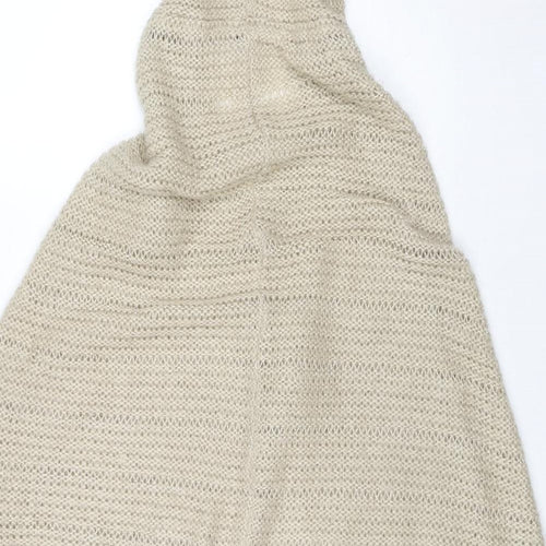 Store Twenty One Womens Beige Round Neck Polyester Pullover Jumper Size S - Poncho