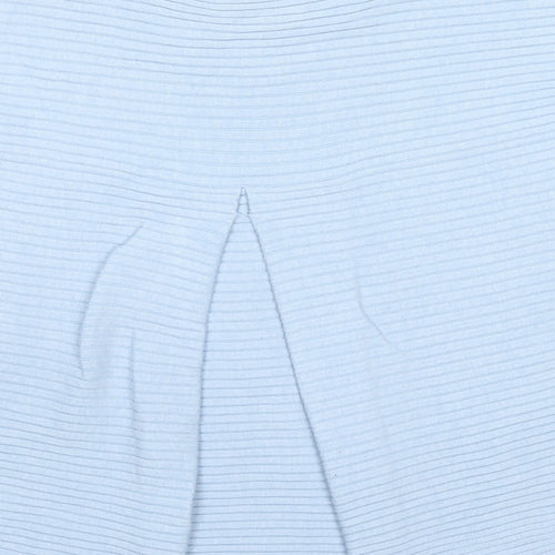 Phase Eight Womens Blue Round Neck Viscose Pullover Jumper Size S