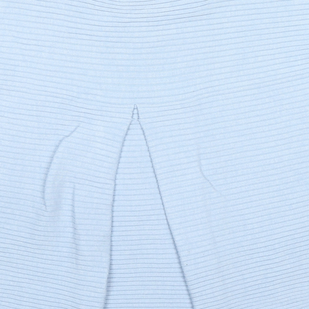 Phase Eight Womens Blue Round Neck Viscose Pullover Jumper Size S