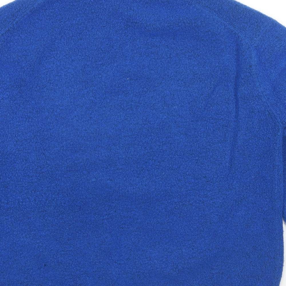 Zara Womens Blue Roll Neck Acrylic Pullover Jumper Size S