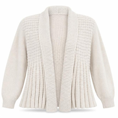 Remel London Womens Beige V-Neck Cotton Cardigan Jumper Size M - Size M/L