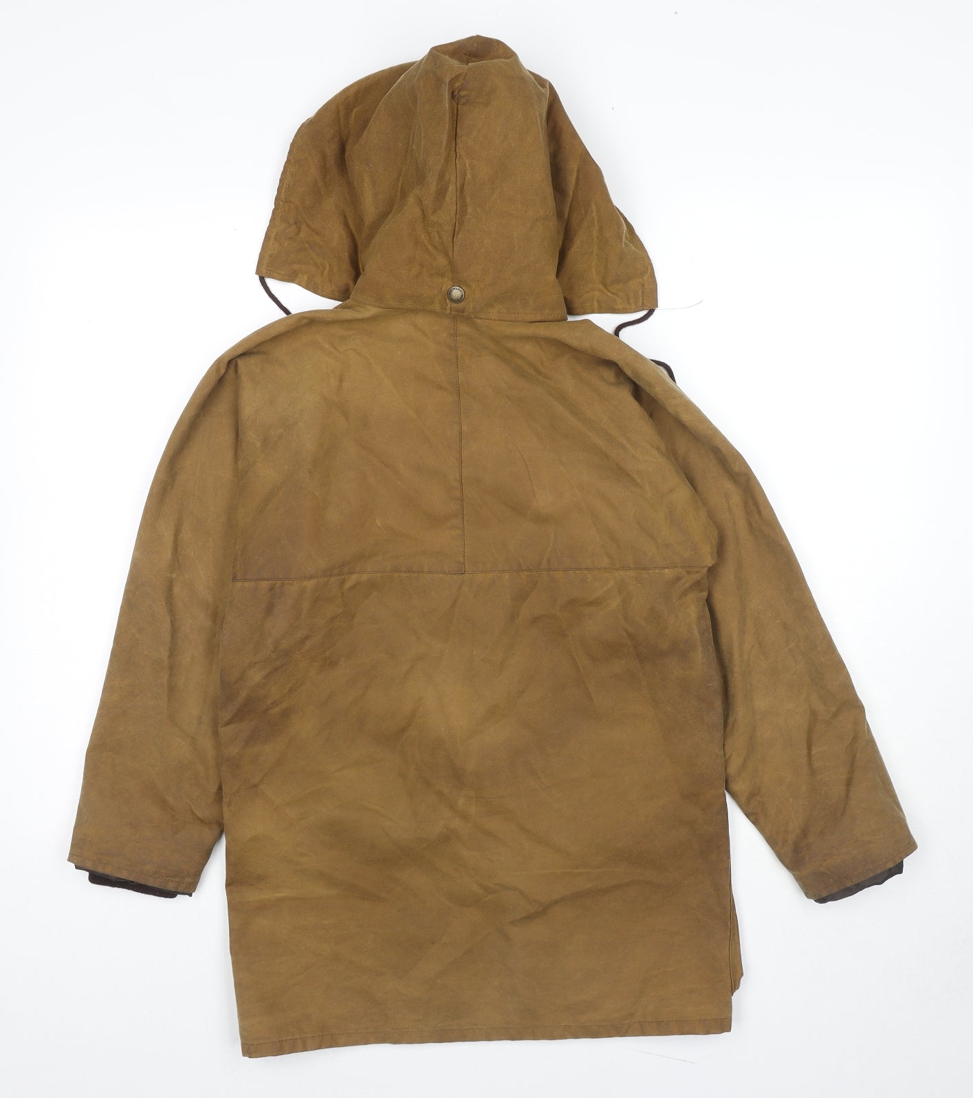 Portmann Boys Brown Jacket Coat Size 13 Years Zip - Waxed