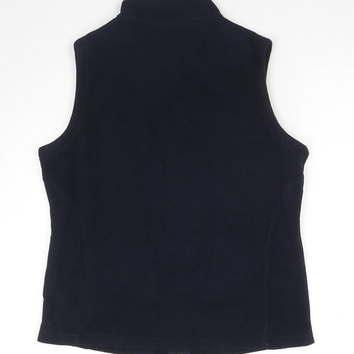 Marks and Spencer Womens Blue Gilet Waistcoat Size 12 Zip
