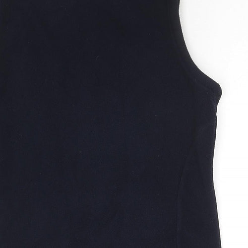 Marks and Spencer Womens Blue Gilet Waistcoat Size 12 Zip