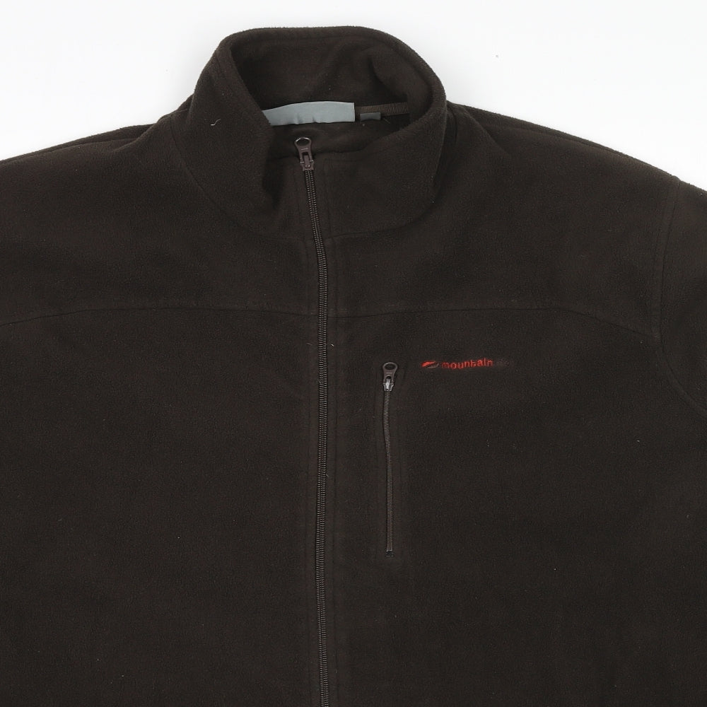 Mountain Life Mens Brown Jacket Size 2XL Zip