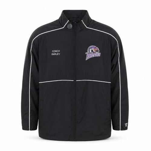 Warrior Mens Black Jacket Size L Zip - Hockey Club