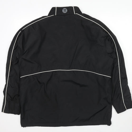 Warrior Mens Black Jacket Size L Zip - Hockey Club