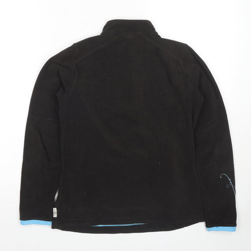 DECATHLON Womens Black Polyester Pullover Sweatshirt Size XS Pullover