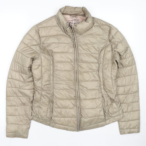 Lottie Loves Womens Beige Jacket Size S Zip