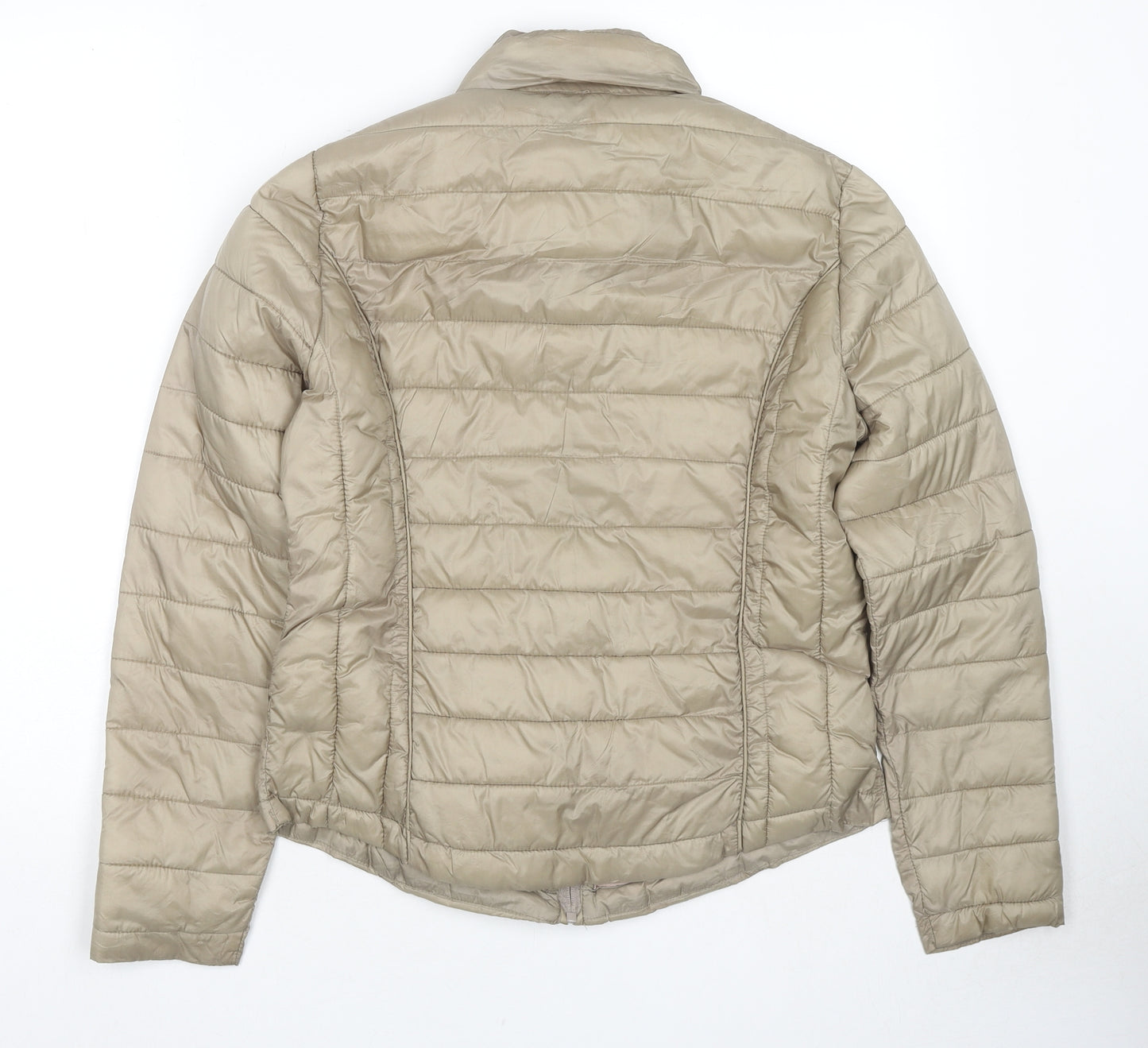 Lottie Loves Womens Beige Jacket Size S Zip