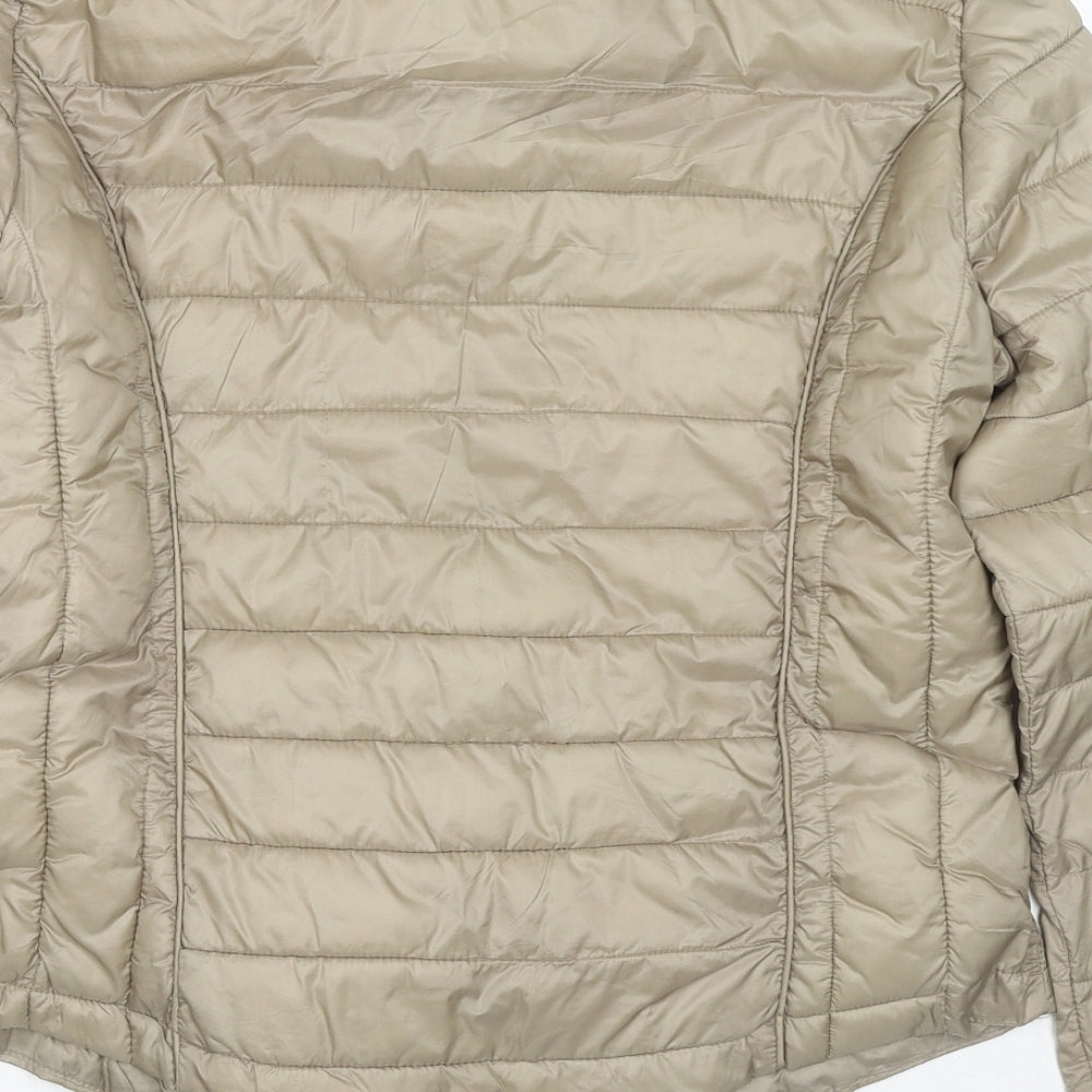 Lottie Loves Womens Beige Jacket Size S Zip