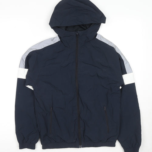 NEXT Boys Blue Colourblock Jacket Size 12 Years Zip