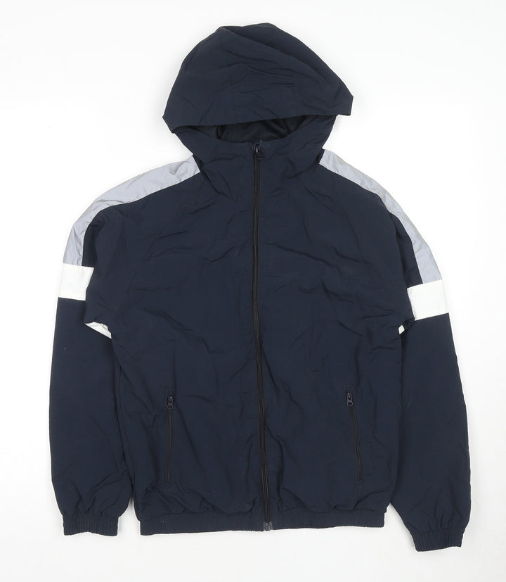 NEXT Boys Blue Colourblock Jacket Size 12 Years Zip