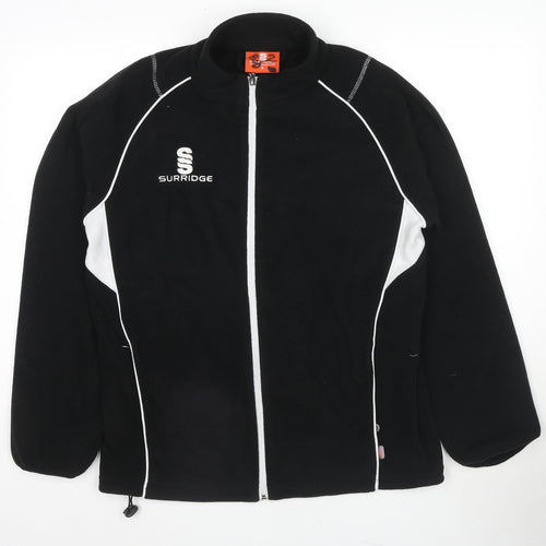 Surpridge Mens Black Jacket Size S Zip
