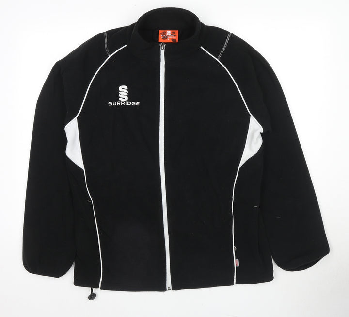 Surpridge Mens Black Jacket Size S Zip