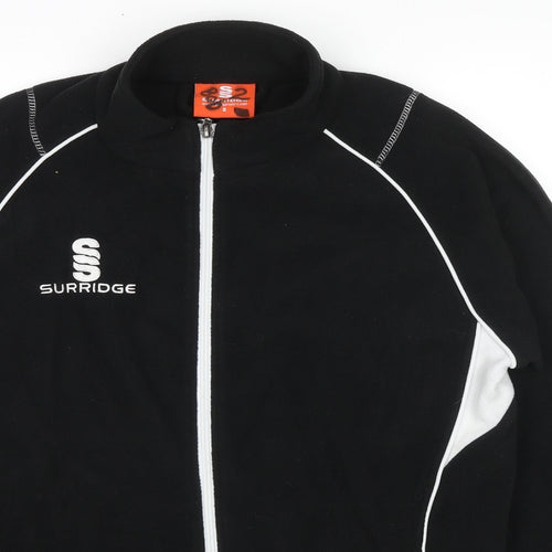 Surpridge Mens Black Jacket Size S Zip