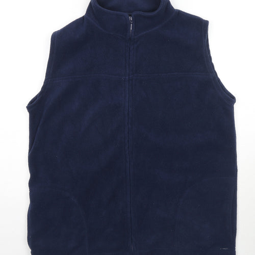 EWM Womens Blue Gilet Waistcoat Size 18 Zip - Size 18-20