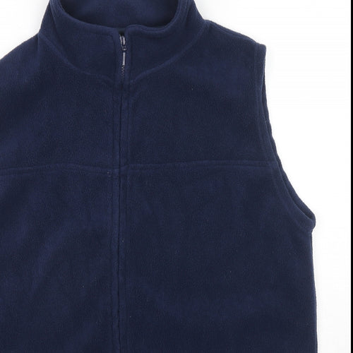 EWM Womens Blue Gilet Waistcoat Size 18 Zip - Size 18-20