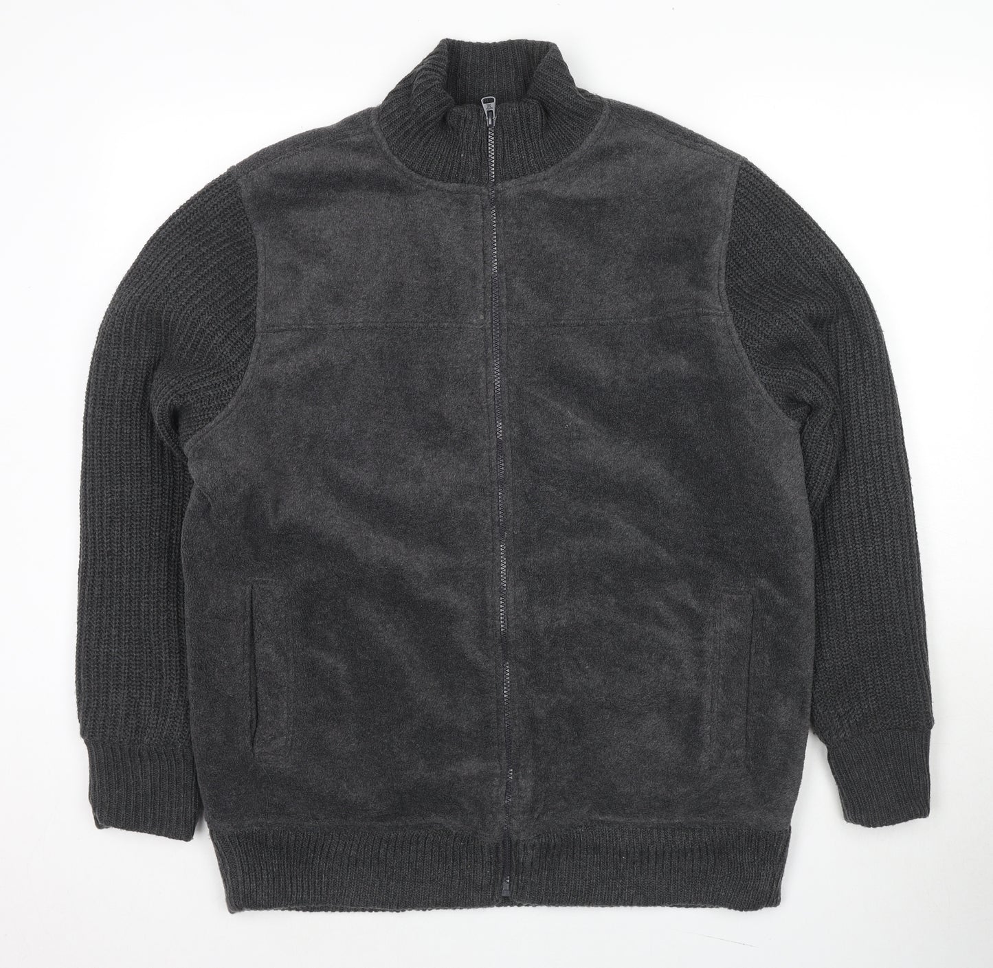 EWM Mens Grey Jacket Size M Zip