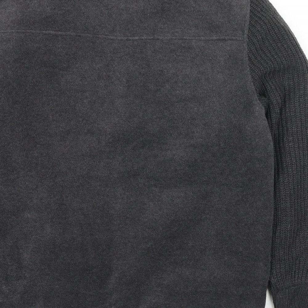 EWM Mens Grey Jacket Size M Zip