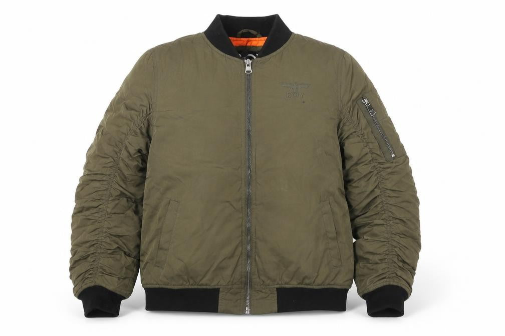 BOY London Girls Green Jacket Size 11-12 Years Zip