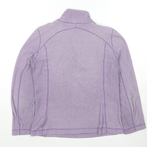 Regatta Womens Purple Polyester Pullover Sweatshirt Size 8 Pullover