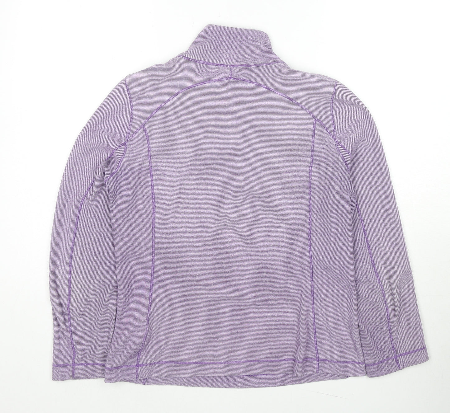 Regatta Womens Purple Polyester Pullover Sweatshirt Size 8 Pullover