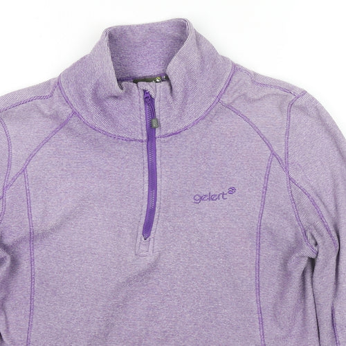 Regatta Womens Purple Polyester Pullover Sweatshirt Size 8 Pullover