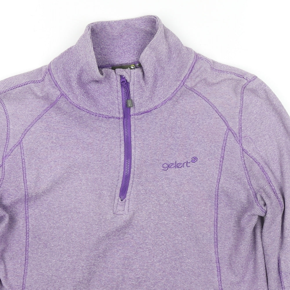 Regatta Womens Purple Polyester Pullover Sweatshirt Size 8 Pullover