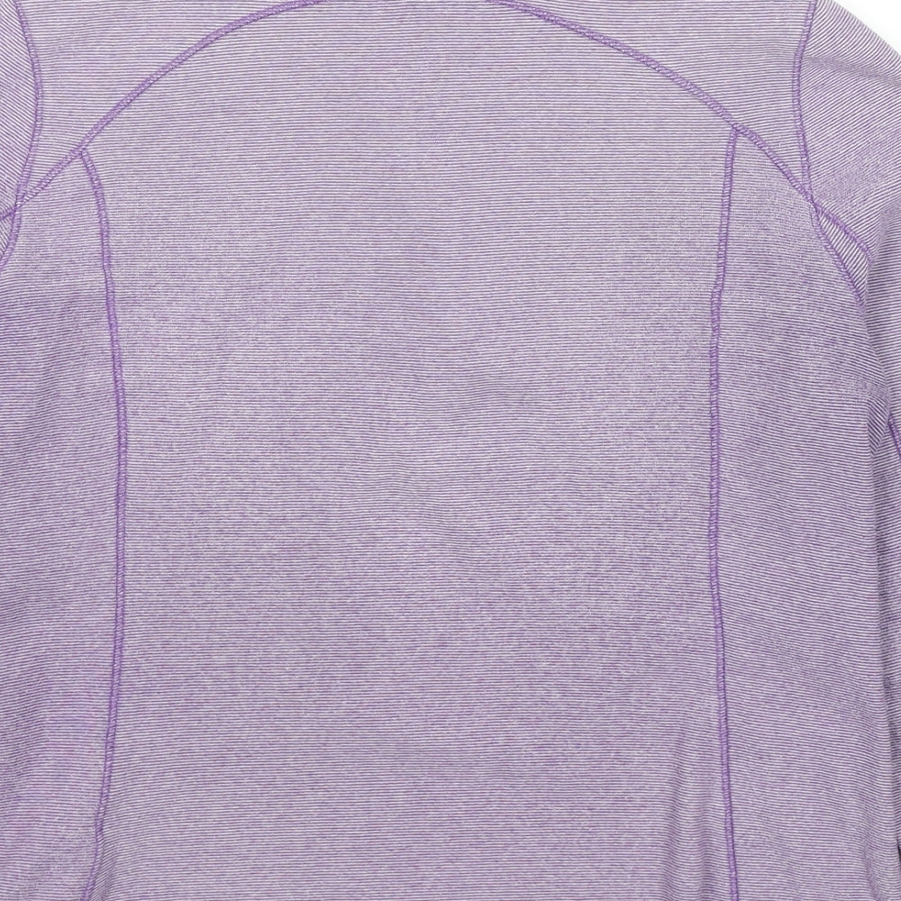 Regatta Womens Purple Polyester Pullover Sweatshirt Size 8 Pullover