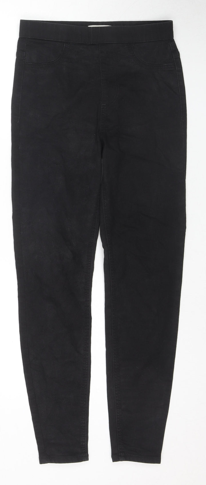 Marks and Spencer Womens Black Cotton Jegging Jeans Size 8 L27 in Regular
