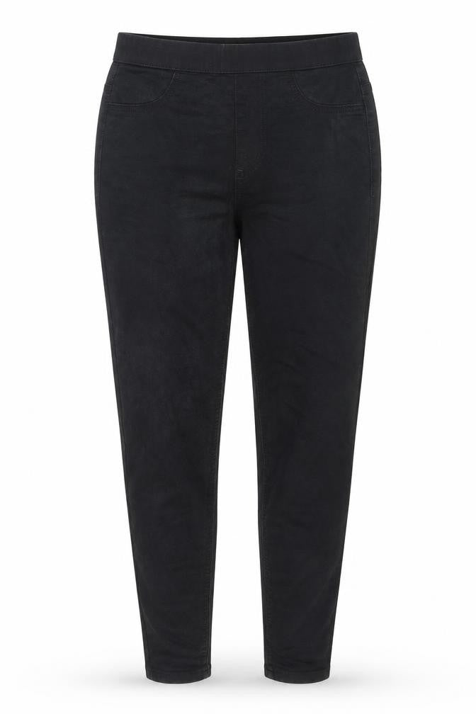 Marks and Spencer Womens Black Cotton Jegging Jeans Size 8 L27 in Regular
