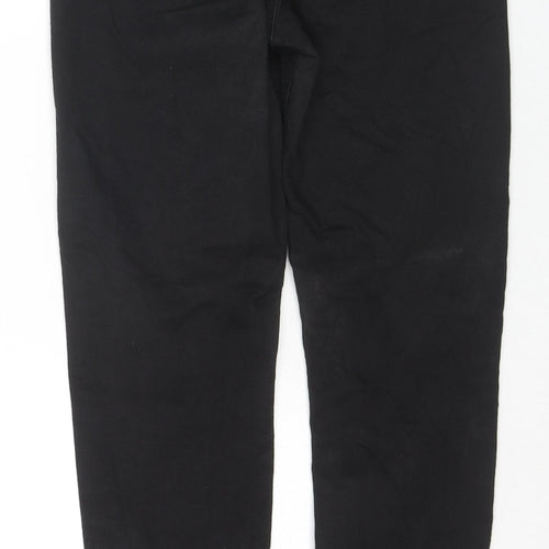 Marks and Spencer Womens Black Cotton Jegging Jeans Size 8 L27 in Regular
