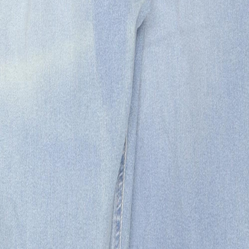 Marks and Spencer Womens Blue Cotton Jegging Jeans Size 20 L28 in Regular