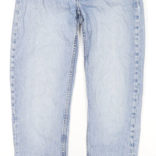 Weekday Womens Blue Cotton Skinny Jeans Size 24 in L28 in Regular Zip