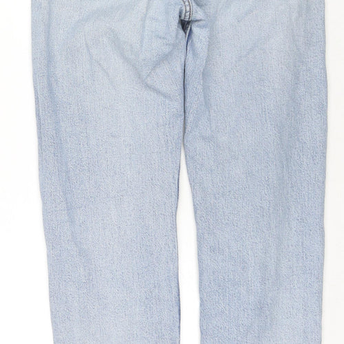 Weekday Womens Blue Cotton Skinny Jeans Size 24 in L28 in Regular Zip