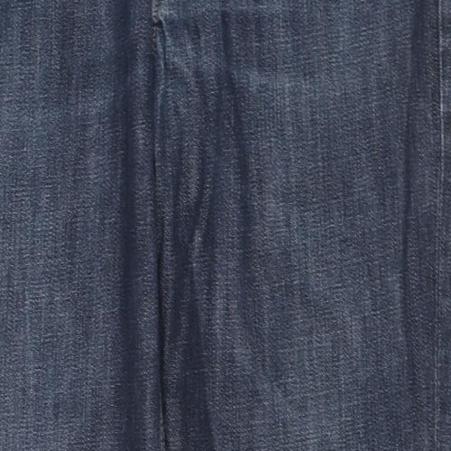 Red Herring Mens Blue Cotton Straight Jeans Size 36 in L31 in Regular Zip