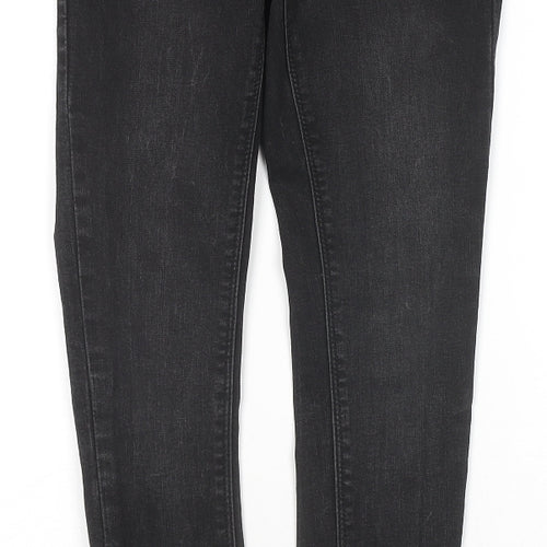 Denim & Co. Womens Black Cotton Skinny Jeans Size 6 L30 in Regular Zip