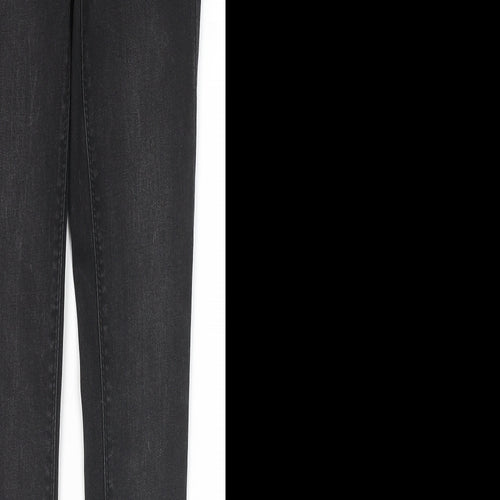 Denim & Co. Womens Black Cotton Skinny Jeans Size 6 L30 in Regular Zip