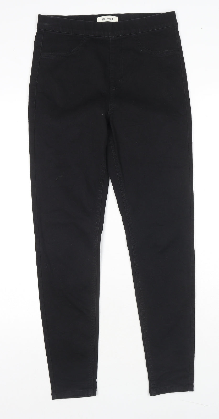 Marks and Spencer Womens Black Cotton Jegging Jeans Size 10 L27 in Regular