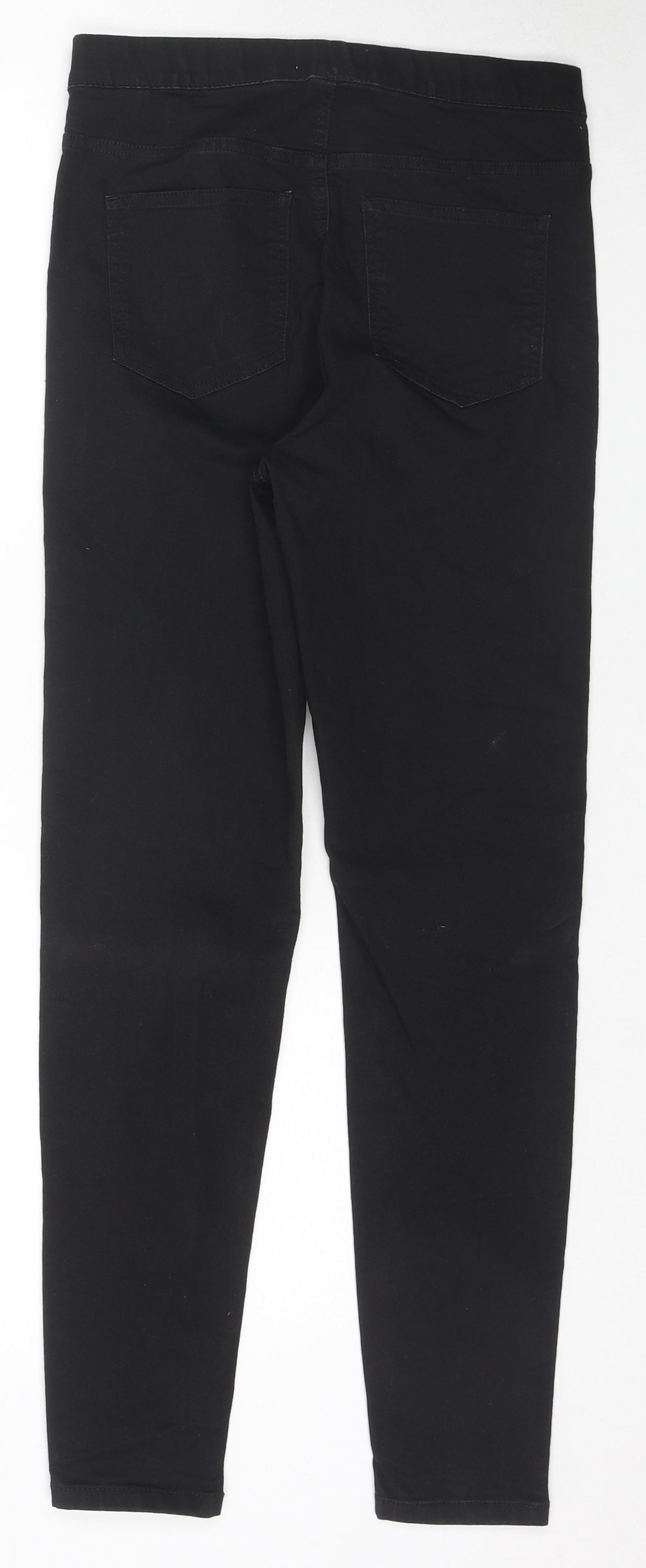 Marks and Spencer Womens Black Cotton Jegging Jeans Size 10 L27 in Regular