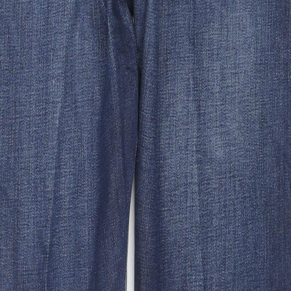 Autograph Mens Blue Cotton Straight Jeans Size 32 in L28 in Regular Zip - Customized Lenght
