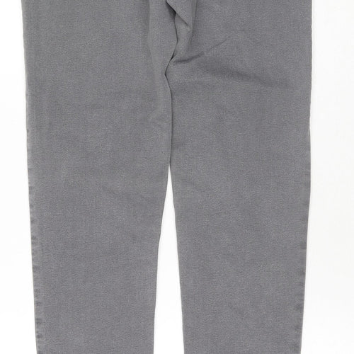 Marks and Spencer Womens Grey Cotton Jegging Jeans Size 10 L29 in Regular