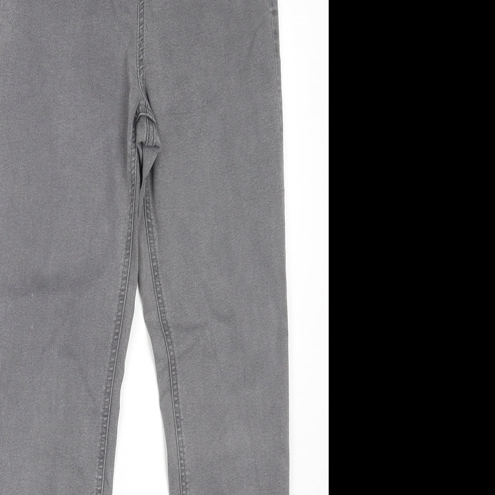 Marks and Spencer Womens Grey Cotton Jegging Jeans Size 10 L29 in Regular
