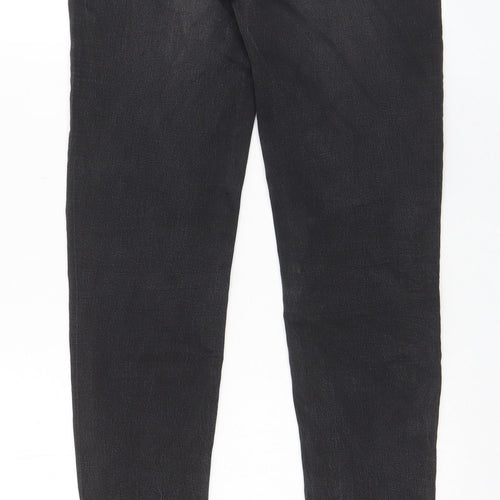 ESMARA Womens Grey Cotton Skinny Jeans Size 28 in L30 in Regular Zip - Pockets
