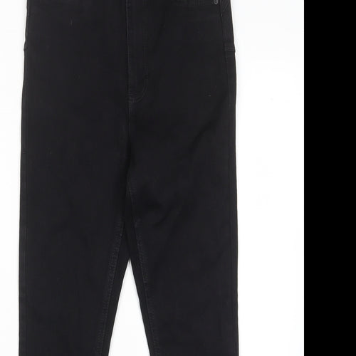 New Look Womens Black Cotton Skinny Jeans Size 10 L25 in Regular Zip - Pockets
