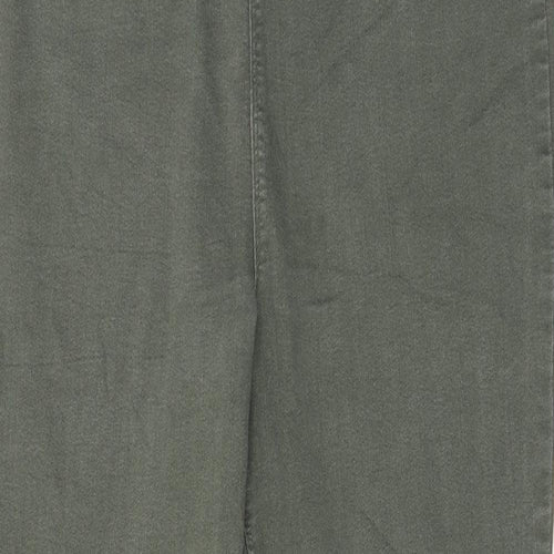 Papaya Womens Green Cotton Jegging Jeans Size 16 L27 in Regular