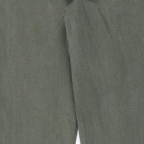 Papaya Womens Green Cotton Jegging Jeans Size 16 L27 in Regular