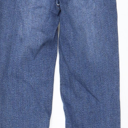Jack Wills Womens Blue Cotton Skinny Jeans Size 27 in L27 in Regular Zip - Pockets