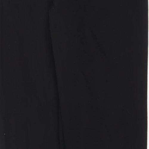 Marks and Spencer Womens Black Cotton Skinny Jeans Size 10 L28 in Regular Zip - Pockets